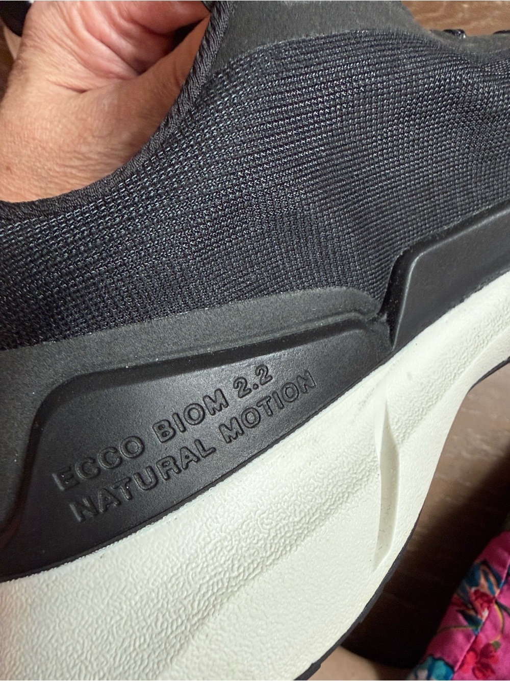Ecco Women's Black Sneakers with Gray Accents size 40 - Picture 9 of 10